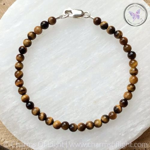 Golden Tiger Eye Beaded Bracelet